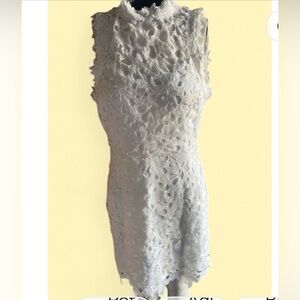 Elegant White Lace Dress